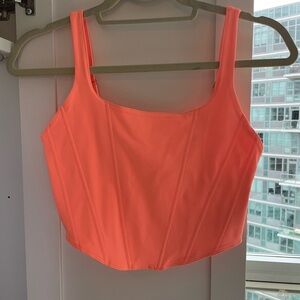 NWT corset crop top